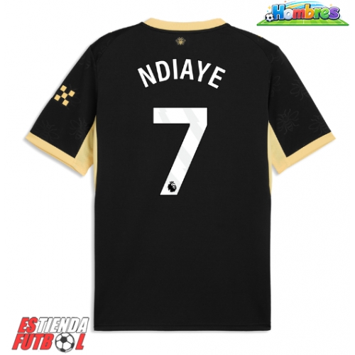 Manchester City Iliman Ndiaye #7 Segunda Equipación 2026-27 Manga Corta